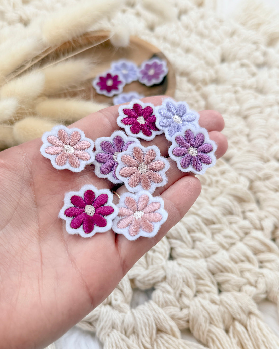 Aufnäher Blüten Mix