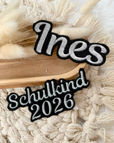 Applikation für Schultüte schwarz