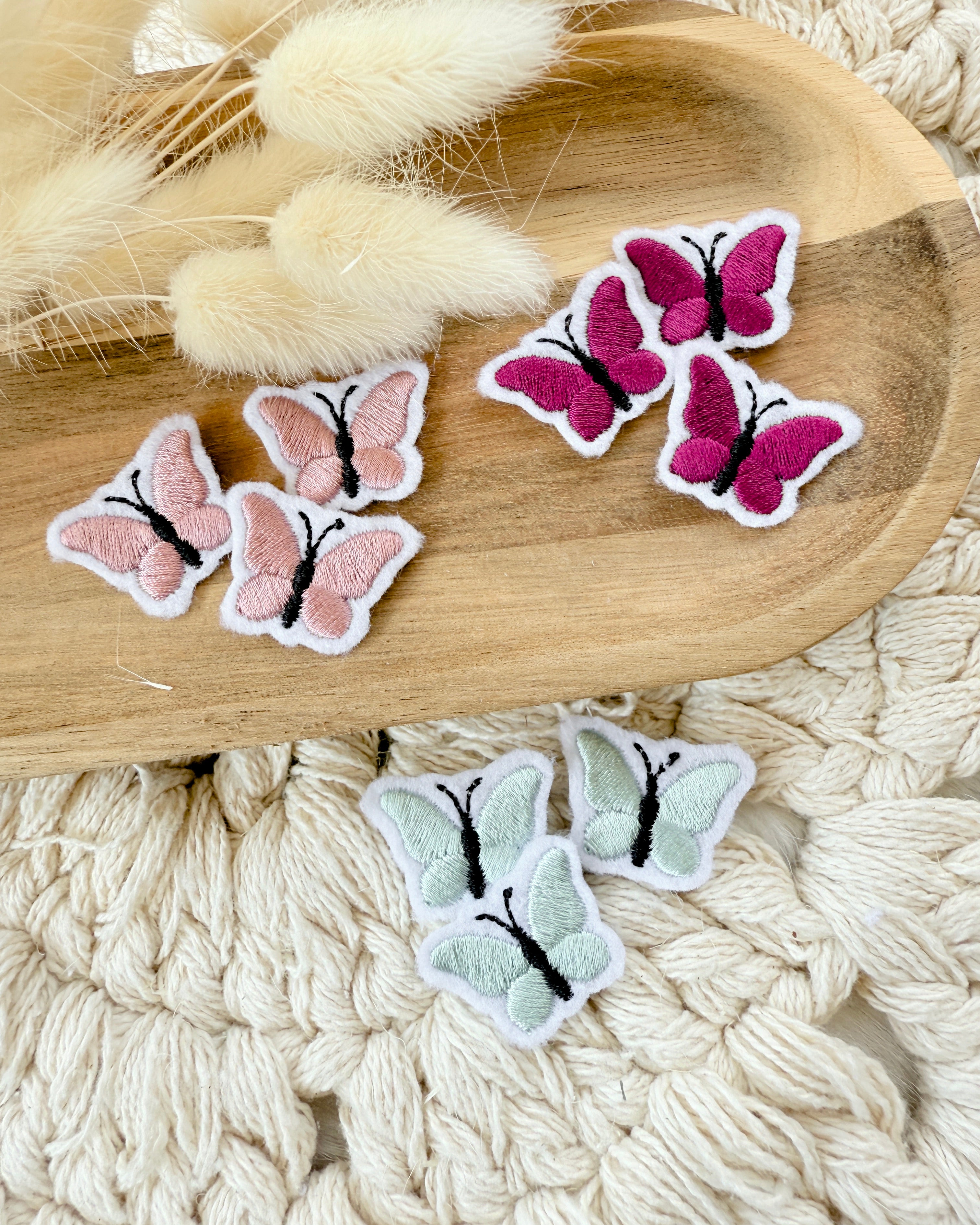 Applikationen Schmetterlinge Bunt