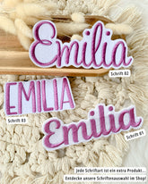 Schriftenübersicht weiß