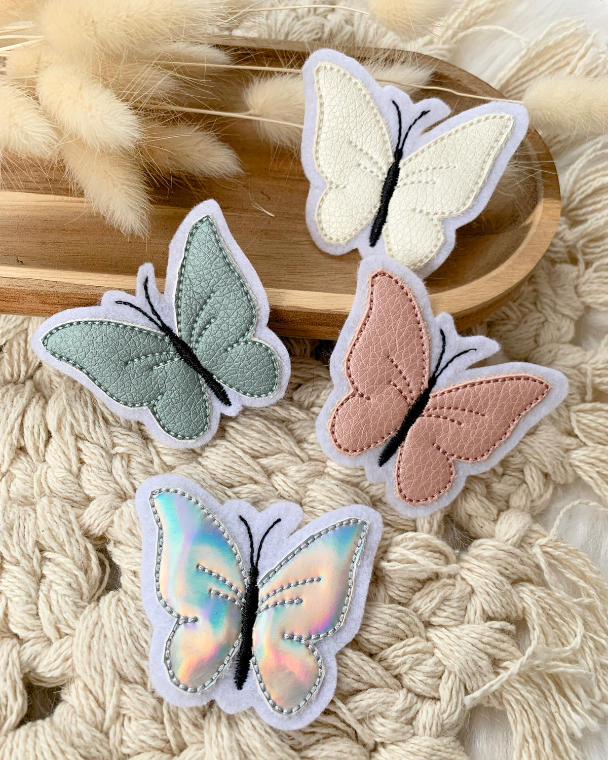 Aufnäher Schmetterlinge Mini