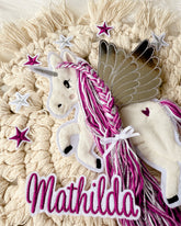 Pegasus Pink Bügelmotiv