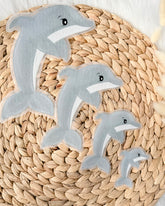 Delfin in 4 Größen zum Aufbügeln
