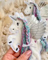 Bügelpatch Einhorn mit Flügel
