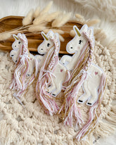 Patches Einhorn Gold Pferd Rosa