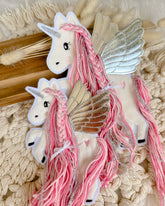 Pferde Bügelmotiv mit Flügel