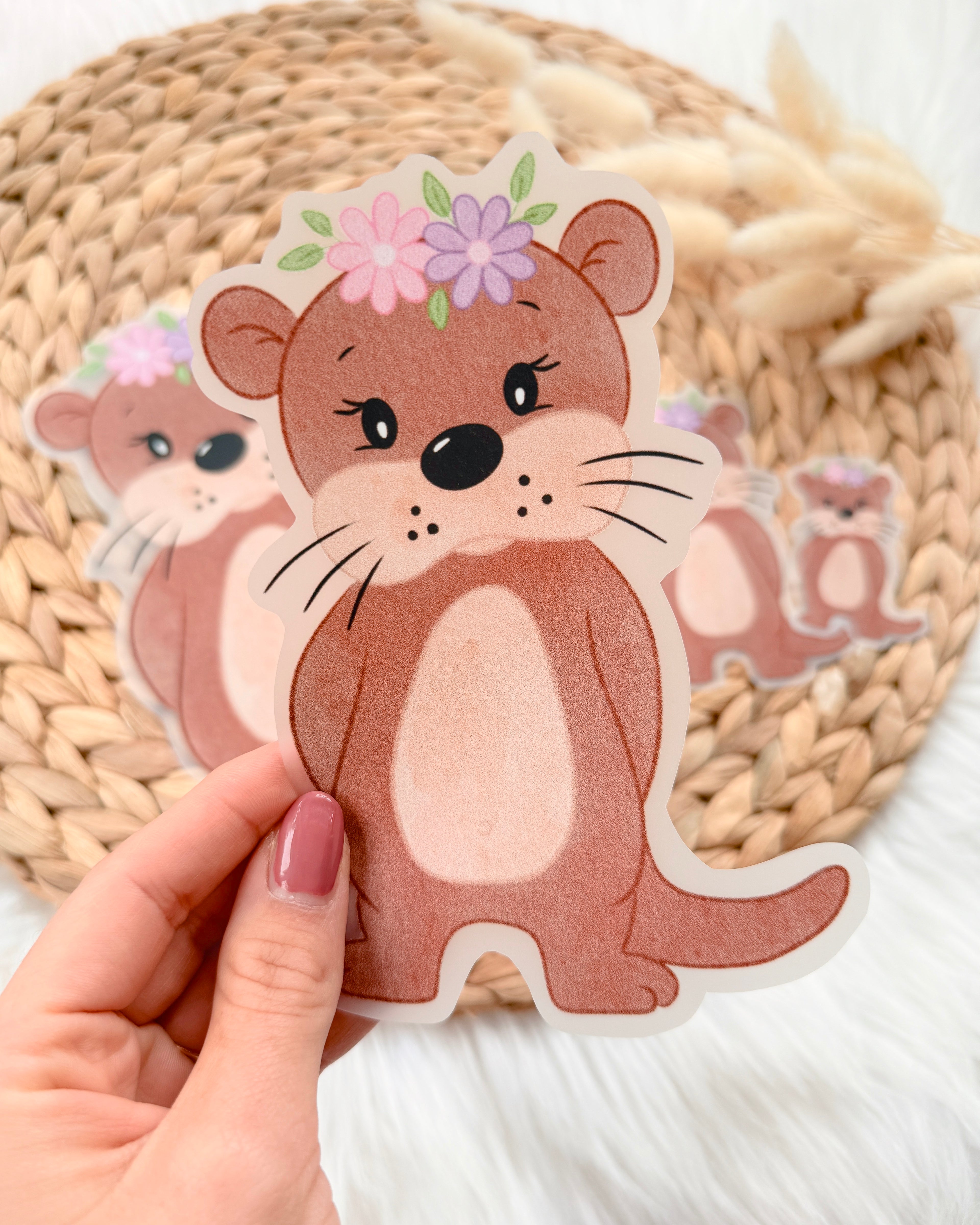Bügelpatch Otter Boho