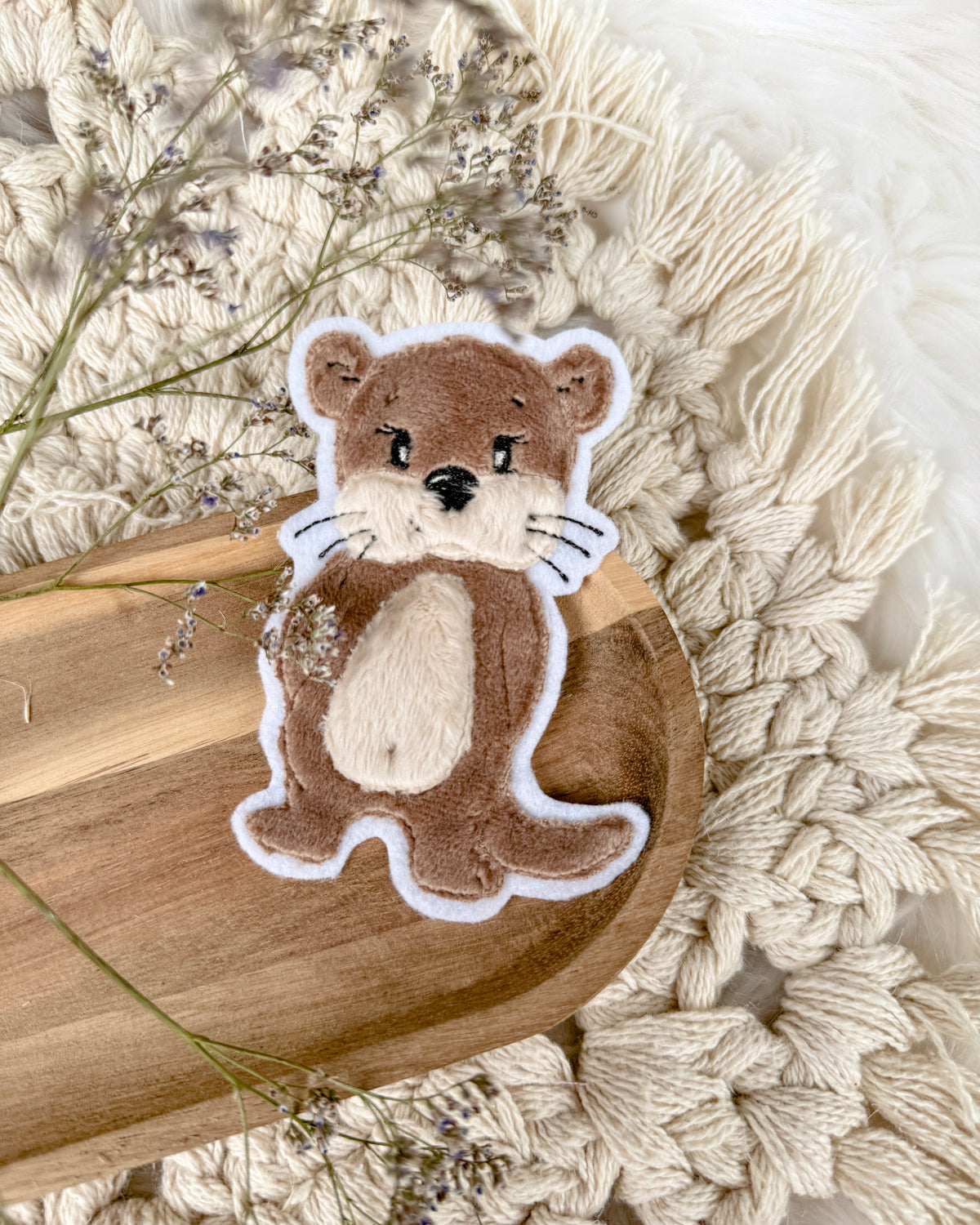 Bügelbild Otter