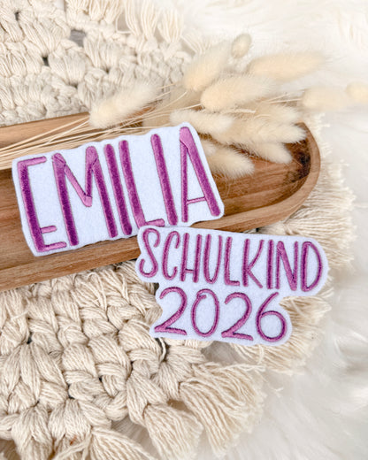 Schulkind Aufnäher 2026