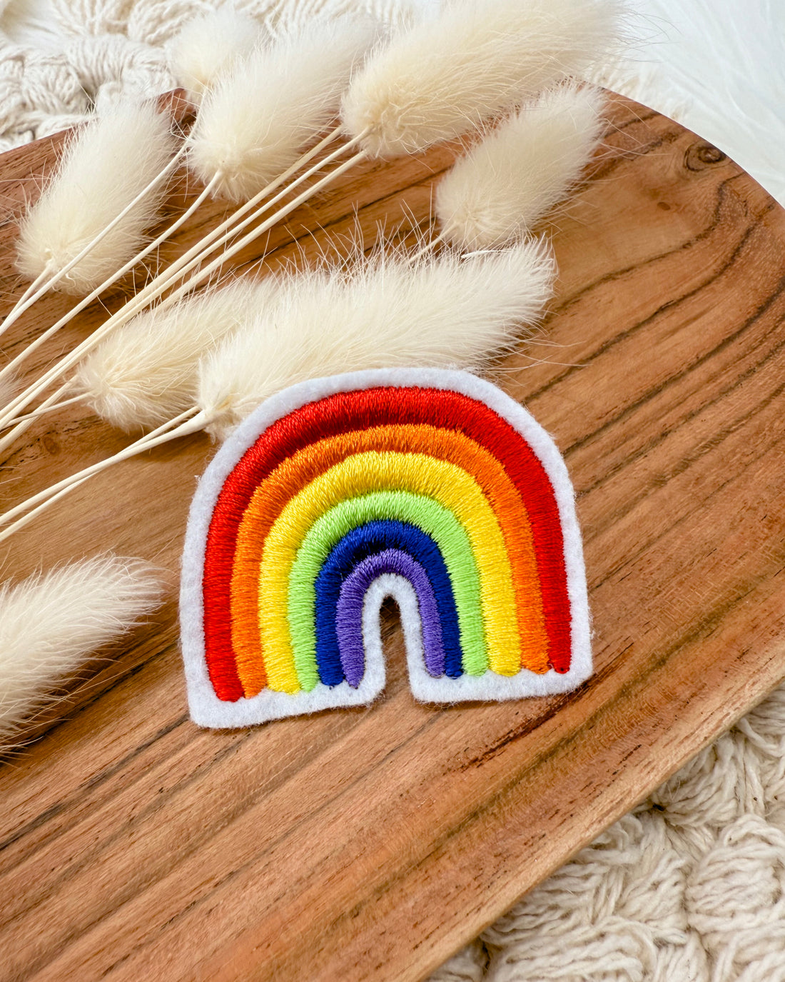 Aufnäher LQGBT+ Regenbogen bunt