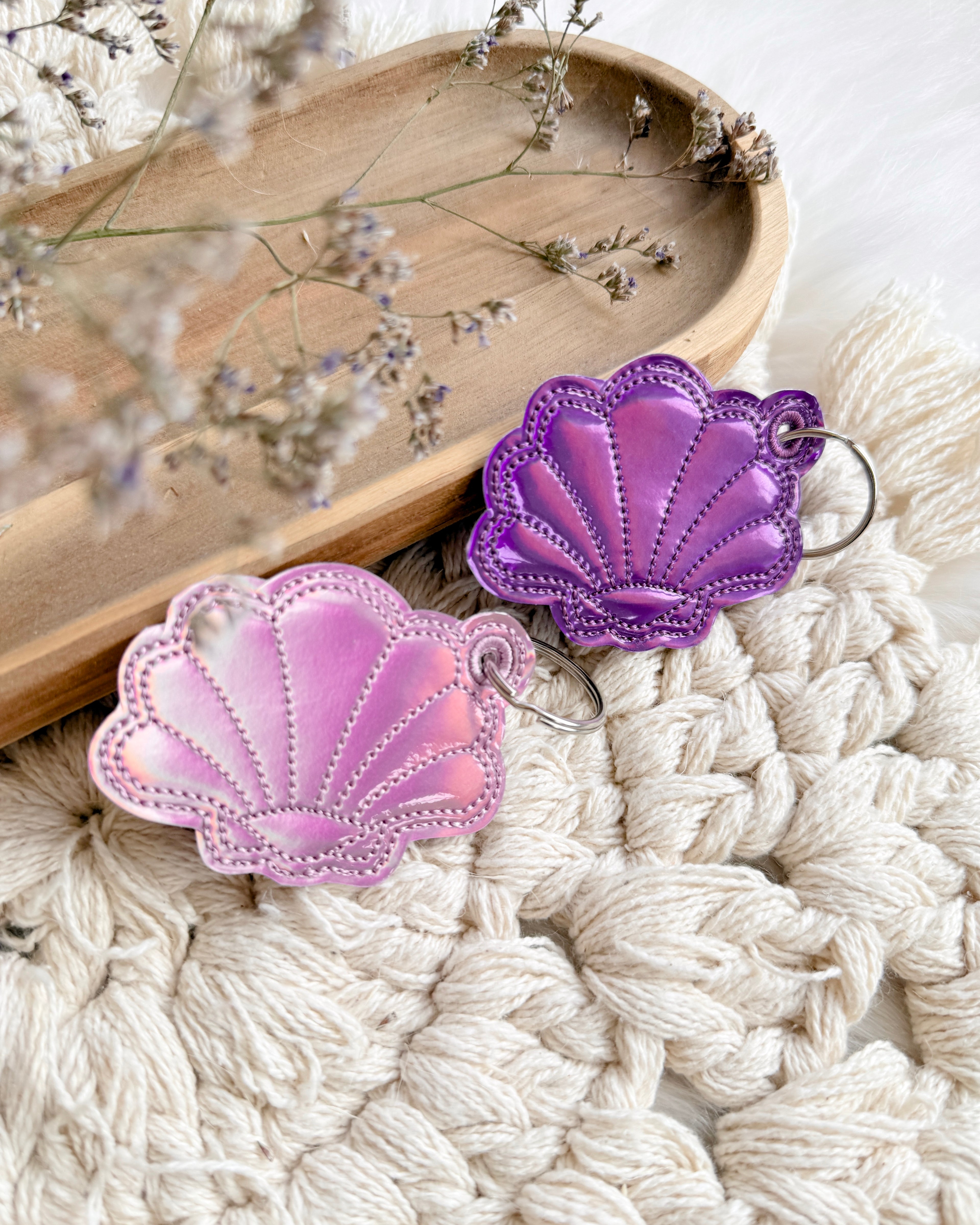 Schlüsselanhänger Muschel "Mia"