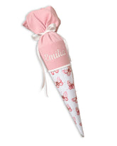 Schultüte Schmetterlinge Rosa