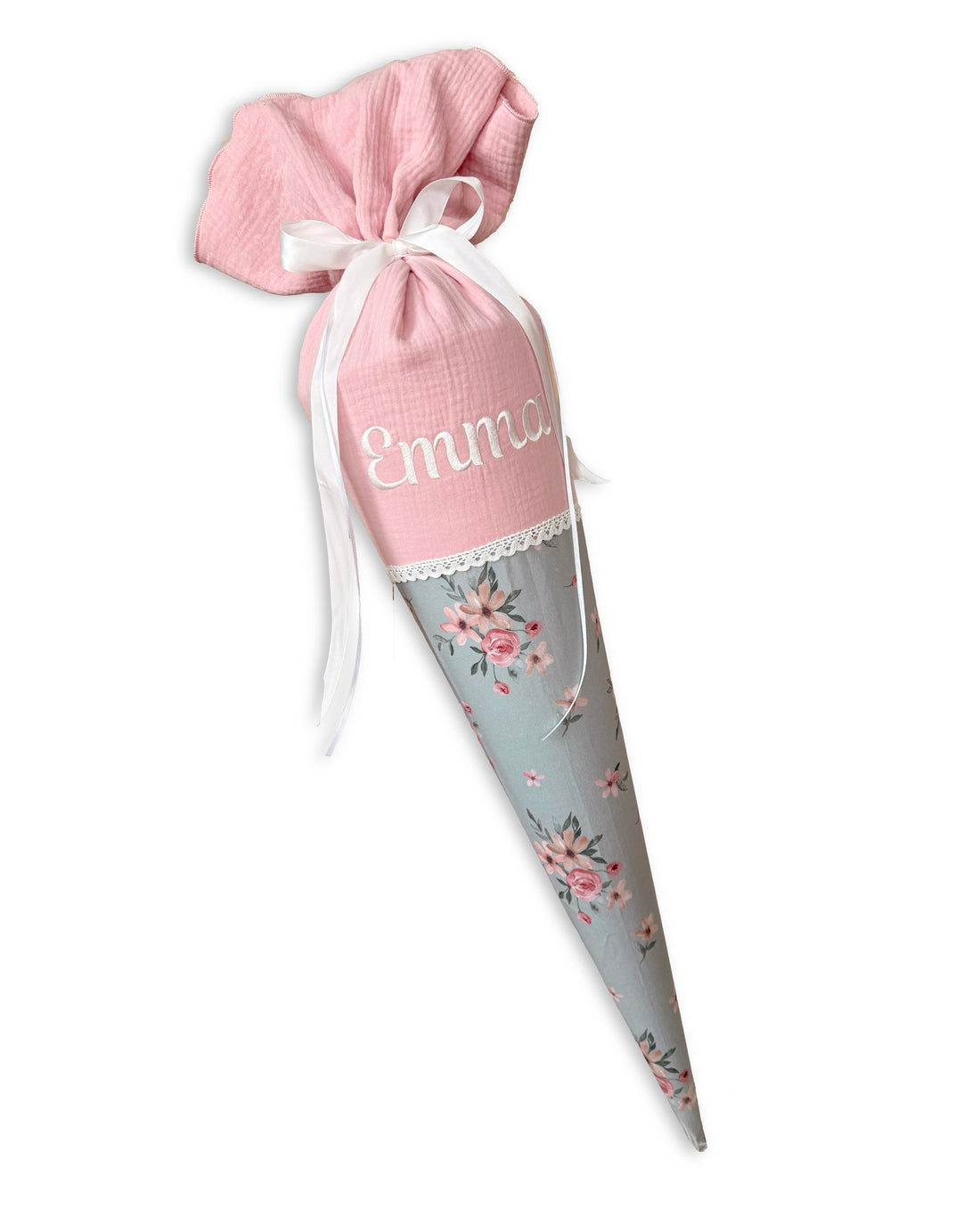 Schultüte Mädchen Blumen