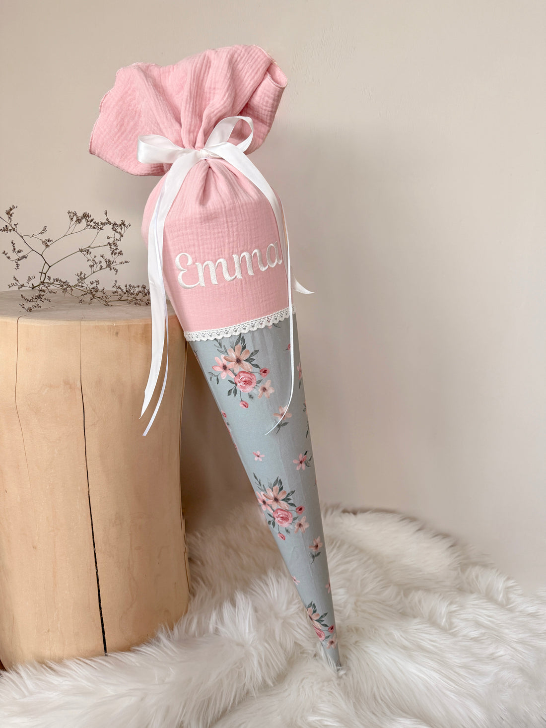 Rosa Schultüte für Mädchen