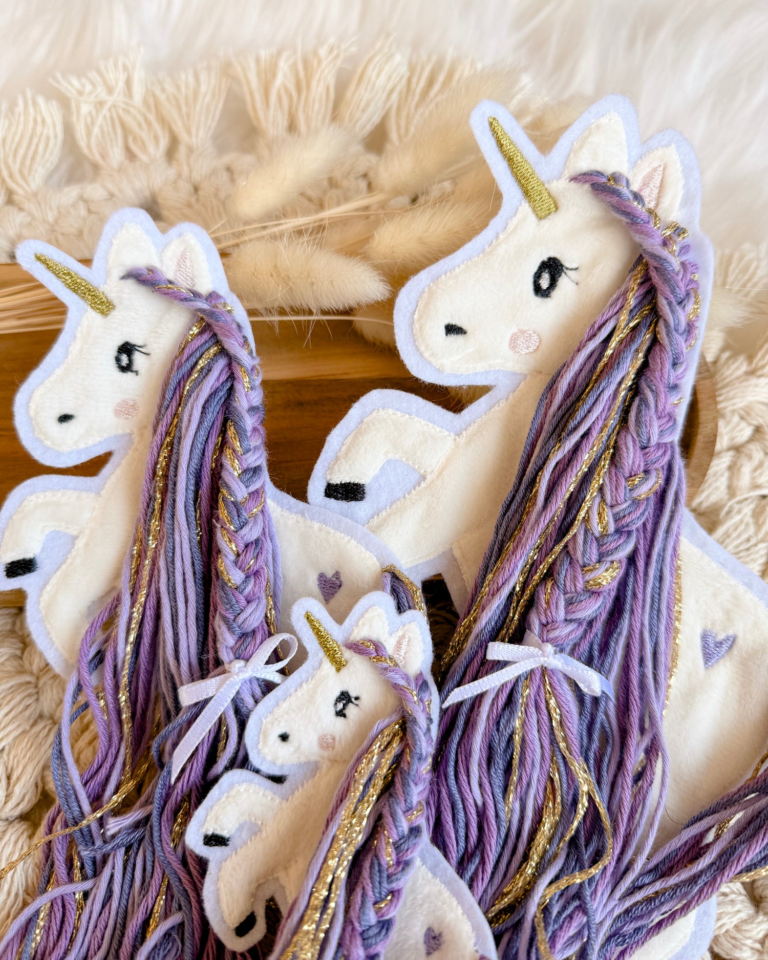 Einhorn Aufnäher in 3 Größen 