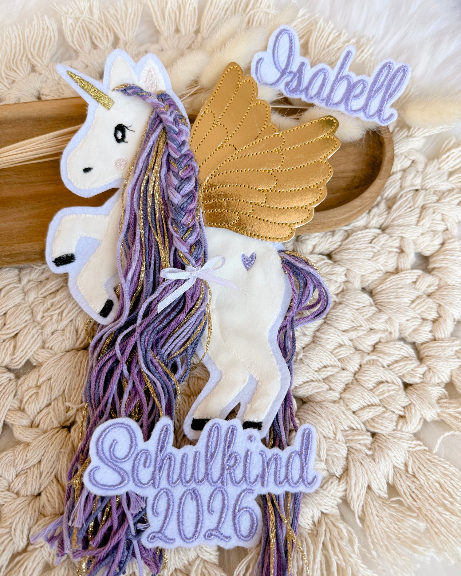 Pegasus Patches für die Schultüte