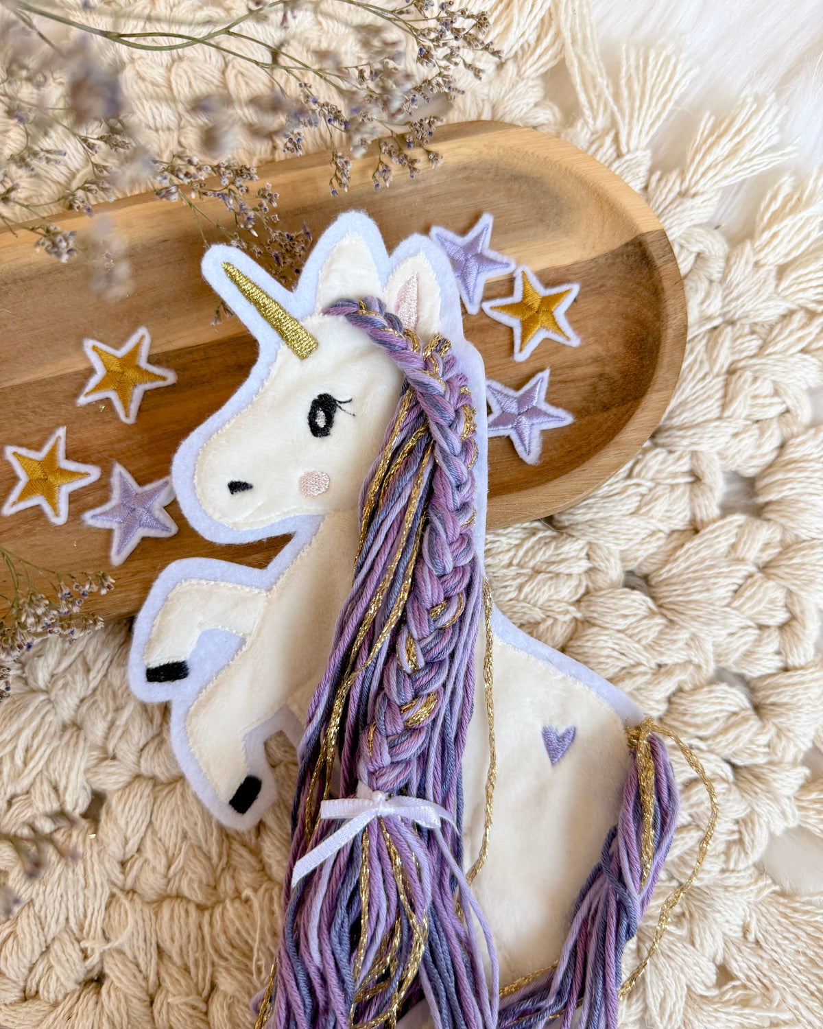 Patches Einhorn in Lila