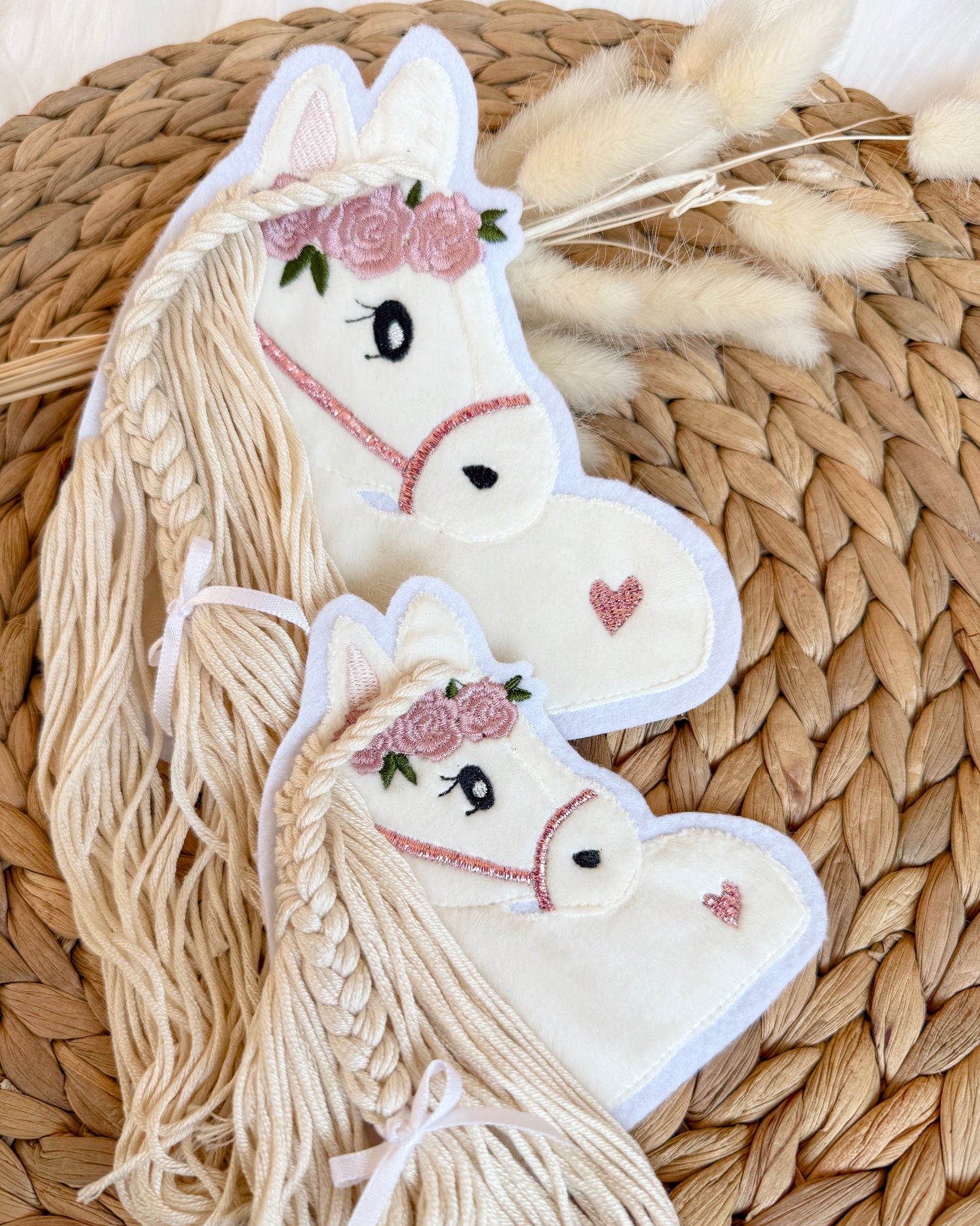 Bügelmotiv Pferd für Schultüte