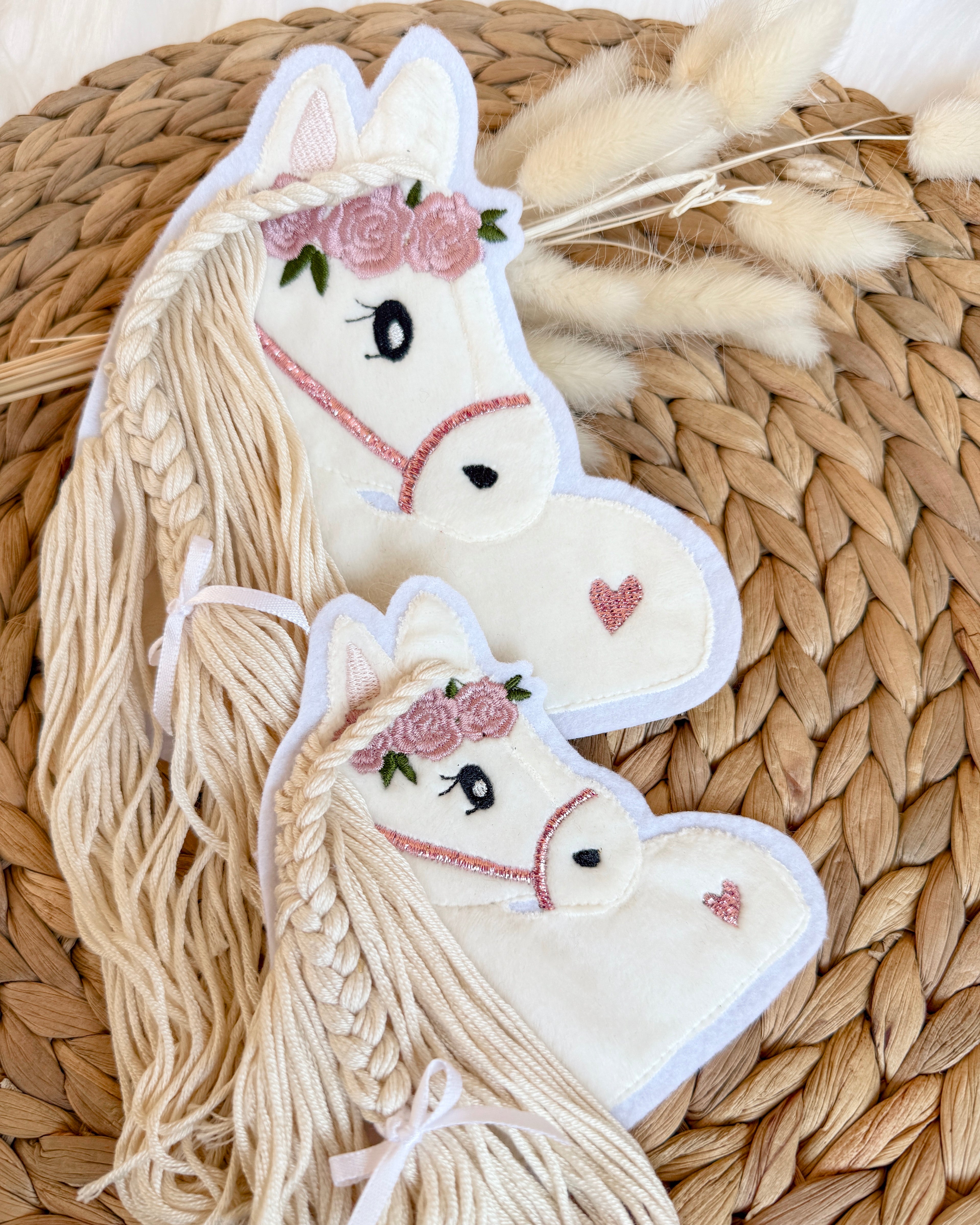 Bügelmotiv Pferd für Schultüte