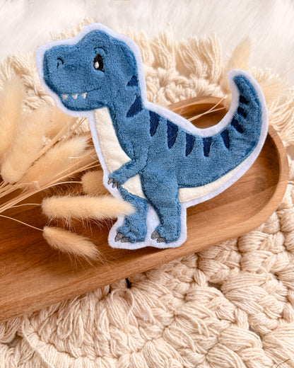 Aufnäher Tyrannosaurus in Blau