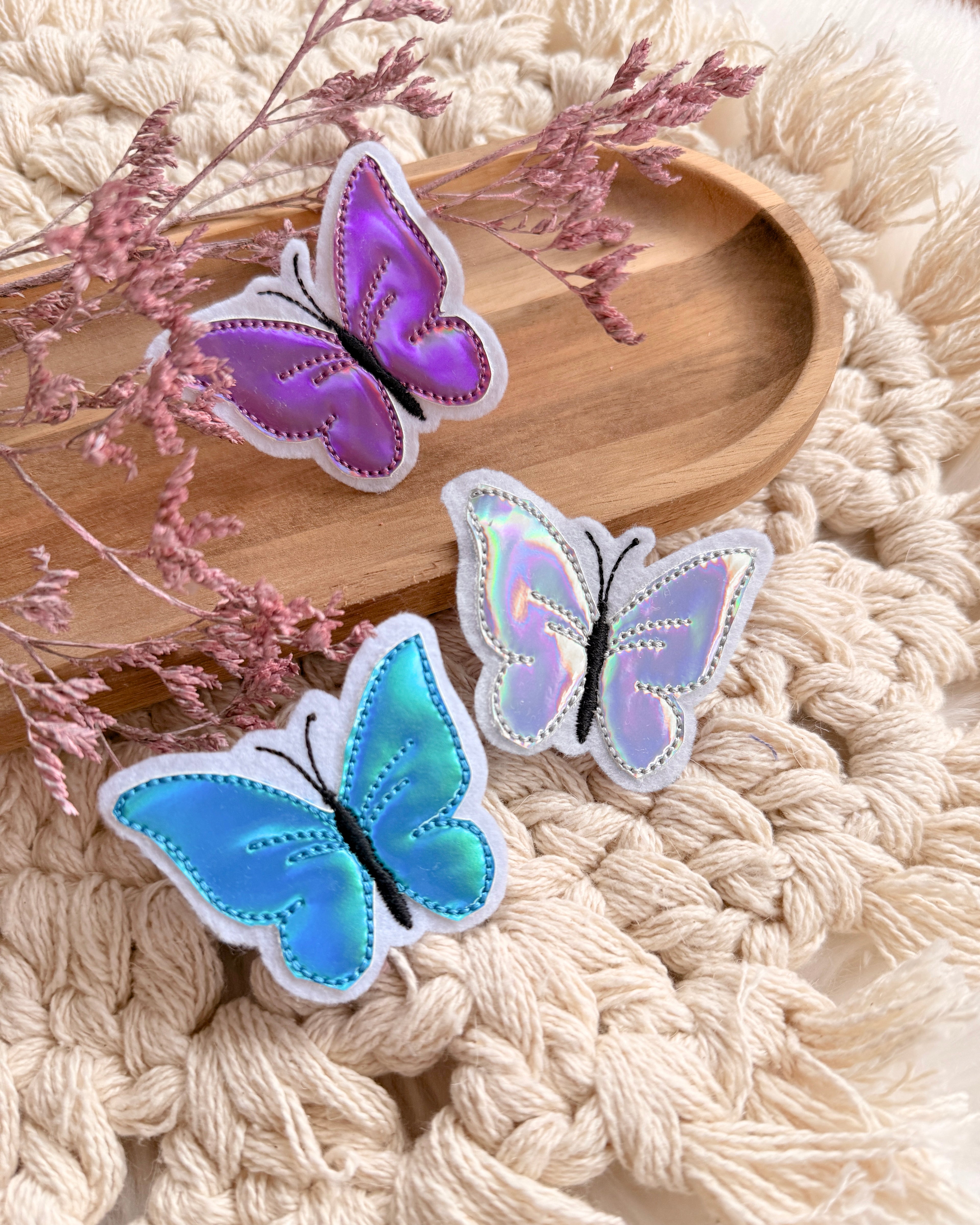 Mini Aufnäher Schmetterling "Sia"