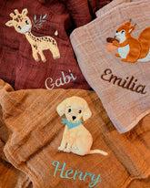 personalisierte Mulltücher