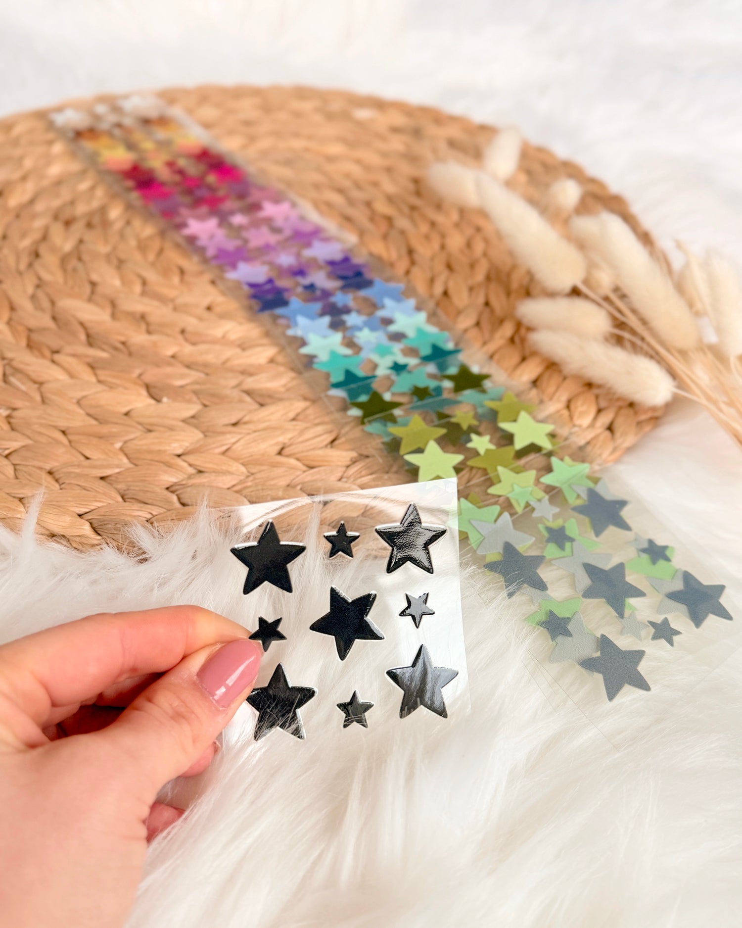 Rub On Sticker kleine Sterne