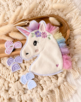 Aufnäher Einhorn Regenbogen