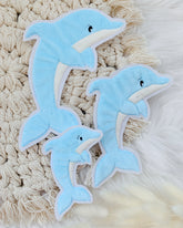 Patch Delfin blau