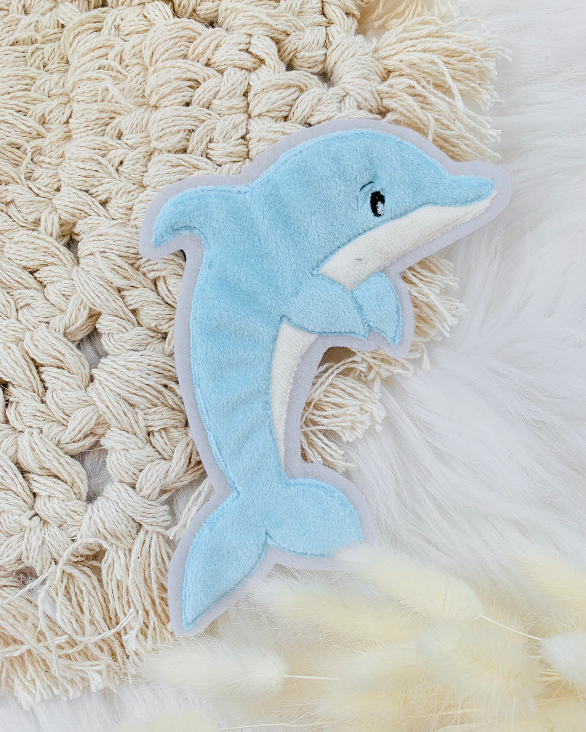 Delfin zum Aufbügeln