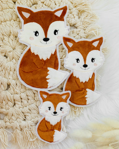 Patches Fuchs in Braun