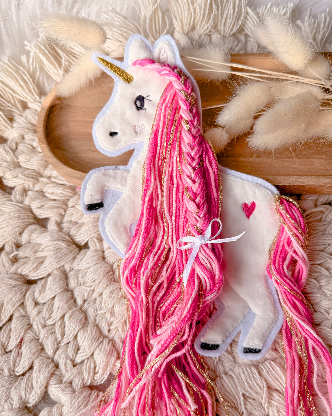 Patch Einhorn Pink Gold