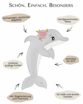 Bügelpatch Delfin Vorteile