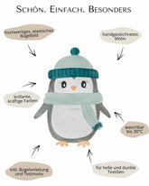 Bügelmotiv Pinguin Vorteile