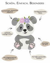 Panda Bügelpatch Vorteile