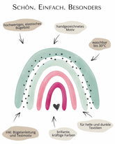 Bügelbild Regenbogen Vorteile