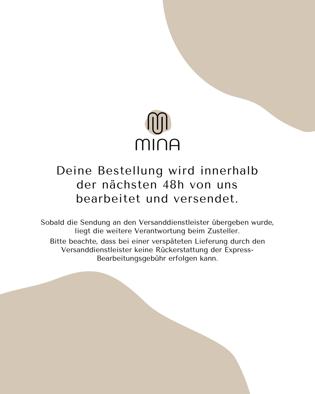 Express-Bearbeitung innerhalb von 48h