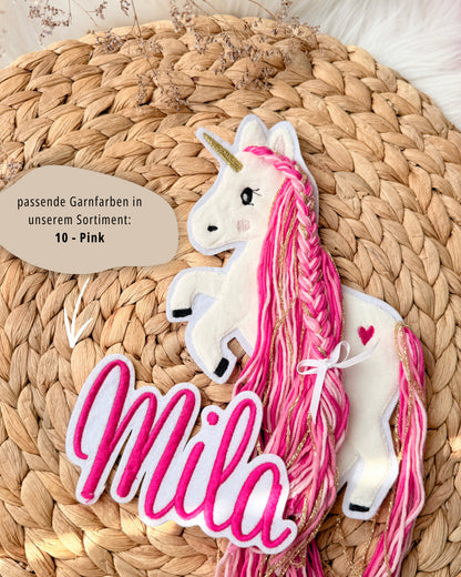Patch Einhorn Pink
