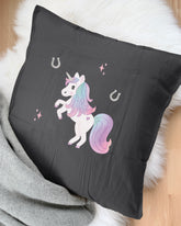 Kissen mit Einhorn Bügelbild