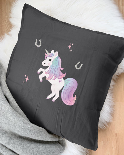 Kissen mit Einhorn Bügelbild