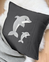 Kissen mit Delfin zum Aufbügeln