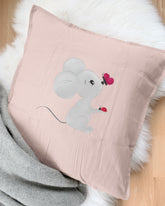 Kissen mit Maus zum Aufbügeln