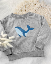 Pullover mit Wal Motiv
