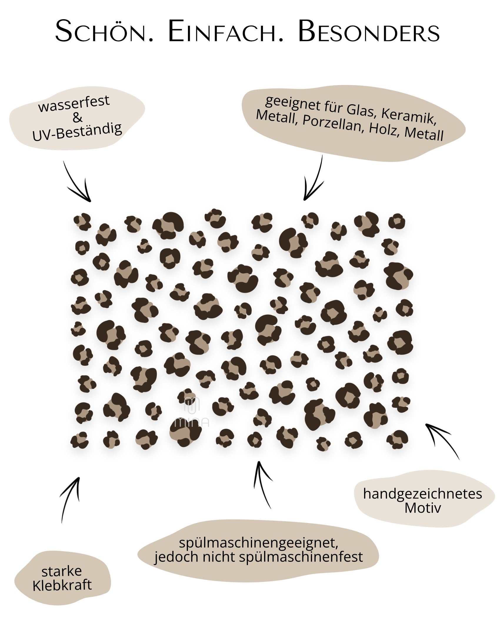 Rub-On Sticker Leomuster