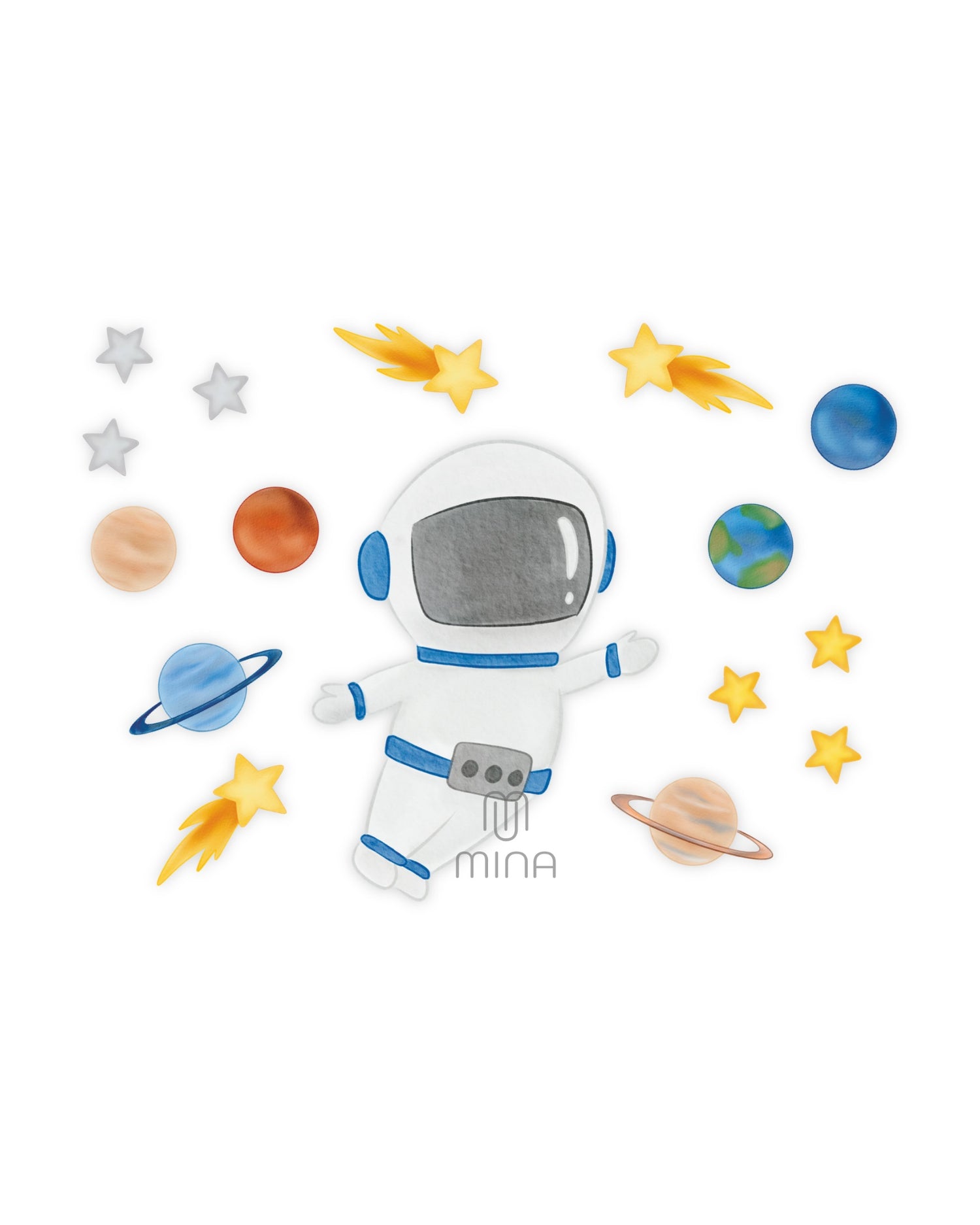 Rub-On Sticker Astronaut &quot;Anton&quot;