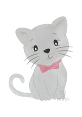 Bügelbild Katze niedlich
