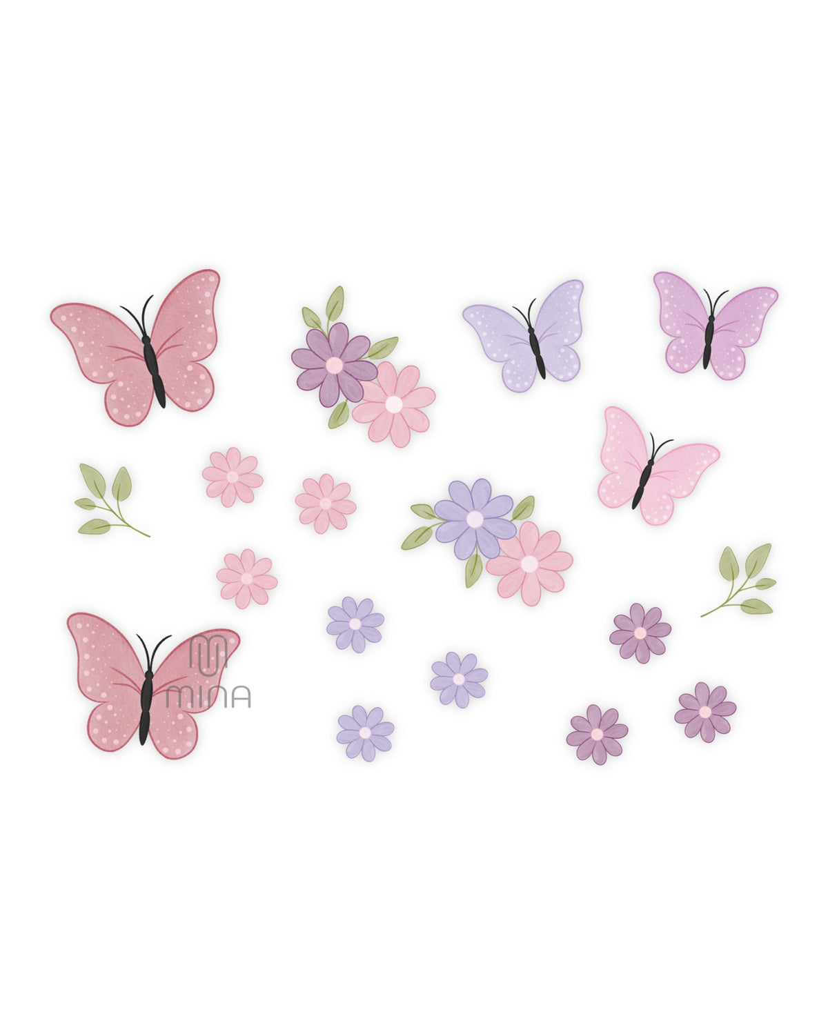 Bügelbilder Blumen und Blüten