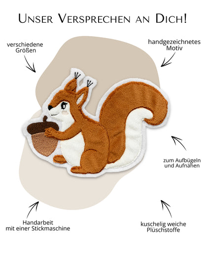 Applikation Eichhörnchen &quot;Emilia&quot;