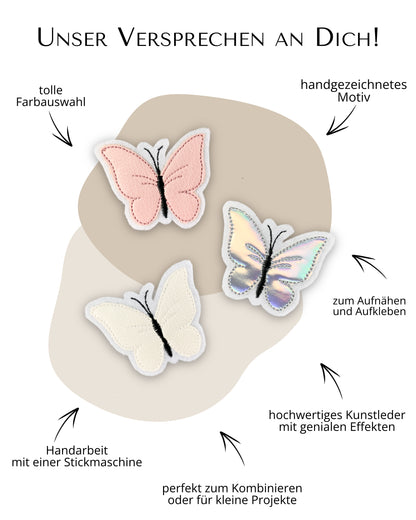 Mini Aufnäher Schmetterling &quot;Sia&quot;
