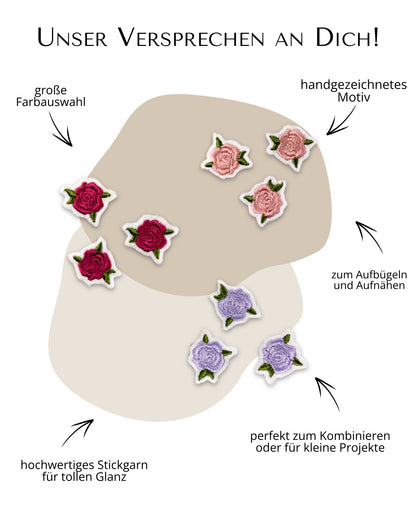 Mini Applikation Rosen &quot;Ronja&quot;